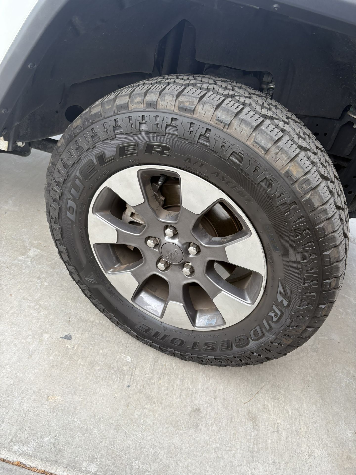All Terrain Tires With Jeep Wheels 