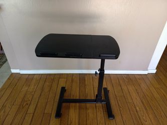 25” Height Adjustable Rolling Laptop Tray