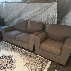 Couch And Matching Chair Clean We Sell All The Time Delivery $40 Local