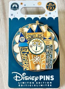 Its a small world 60th anniversary pins!