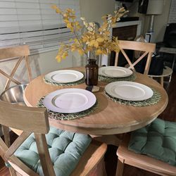 Dining Table Set For 4 $200
