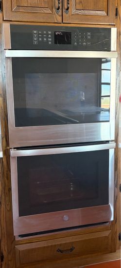 GE 27” Smart Double Wall Oven — Stainless Steel