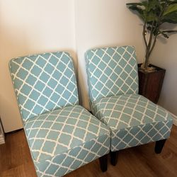 Accent Chairs Pair 