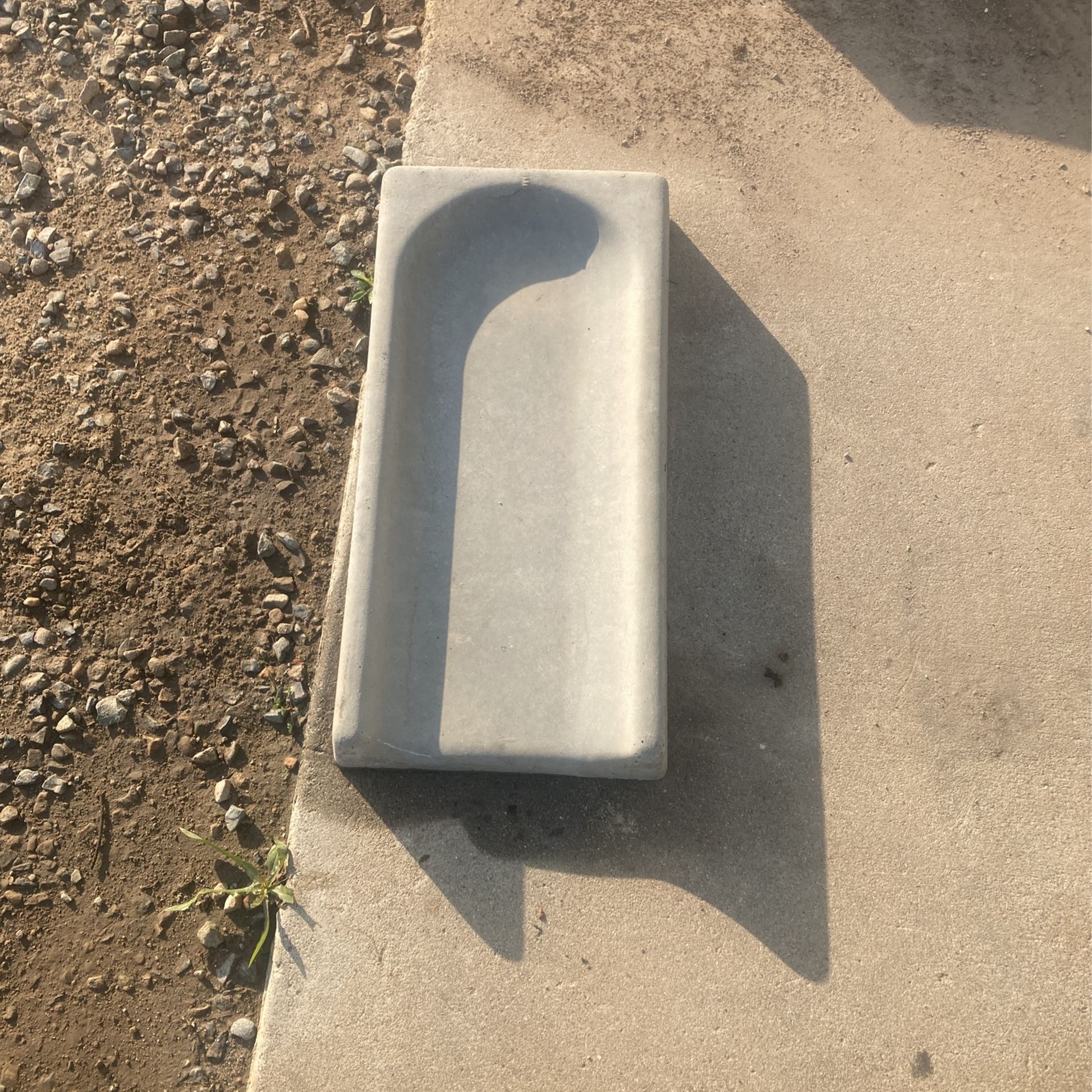 Concrete Downspout Splash Block