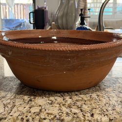 handcrafted Mexican Cazuela de Barro