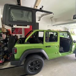 Lange Originals Power Hoist-a-Top Pulley Kit Lift System for 2018-Current Jeep Wrangler JL 4-Door Electric Power For Jeep Wrangler Hard Tops