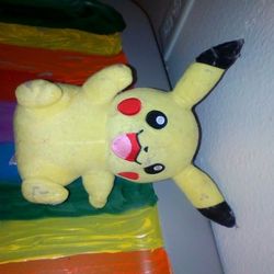 Stuffed Animal Pikachu 5in Tall Like New 