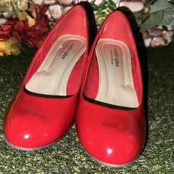 Red Comfort Plus Heels