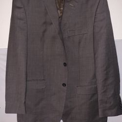 Van Heusen Studio Mens 2-Button Poly Blend Sport Coat/Blazer L