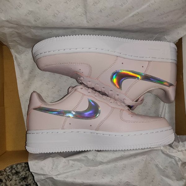 nike air force 1 barely rose iridescent