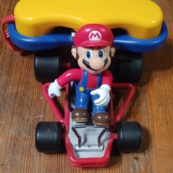 Nintendo Super Mario Vintage Phone Cart Buggie 64 Cord Video Game 2002