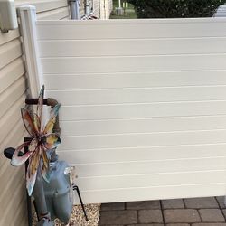 Fence Panel With Stakes For Easy Install