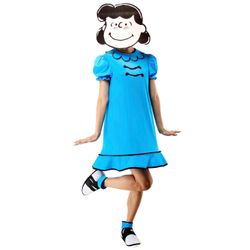Peanuts Charlie Brown Lucy Costume sz 8/10