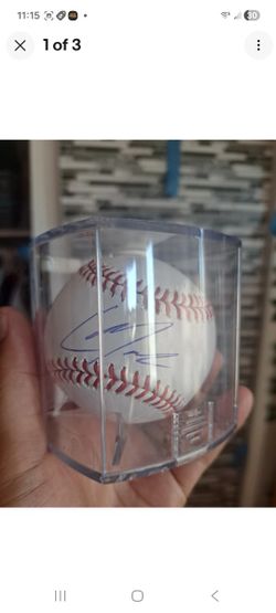 Christian Moore Angels Autograph Signed Baseball Beckett 