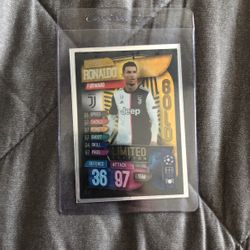 Christiano Ronaldo Limited Edition Card 
