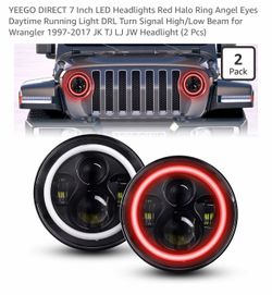 Jeep wrangler headlights 1(contact info removed)