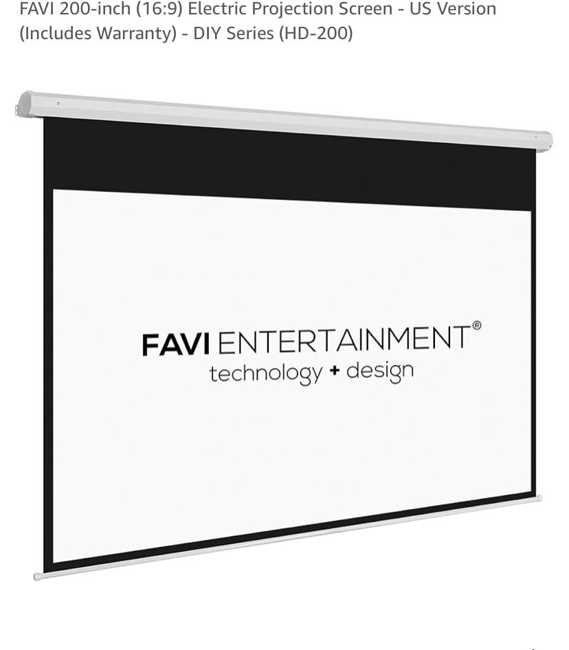 Favi 200” Motorized Projector Screen