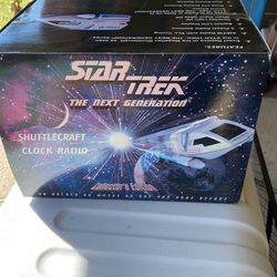 Star Trek shuttlecraft clock radio