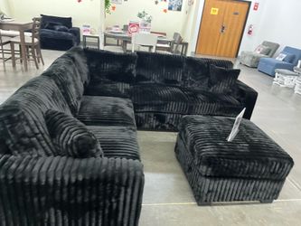 New black sectional