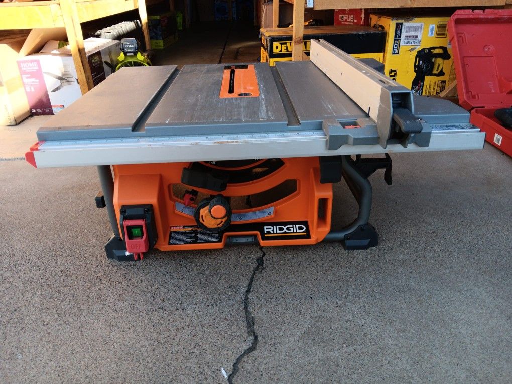 Table Saw Ridgid 