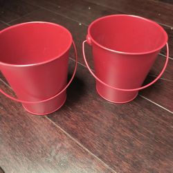 Tiny Red Buckets