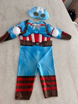 Captain America toddler costume 2T