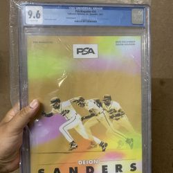 Cgc Universal Grade 9.6 PSA Magazine Deion Sanders #24  