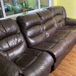 leather Couch 