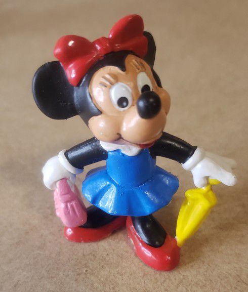 Vintage Minnie Mouse Figurine Toy