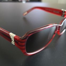 Solvari Woman's Rx'able Sunglasses Sydney2 Burgundy