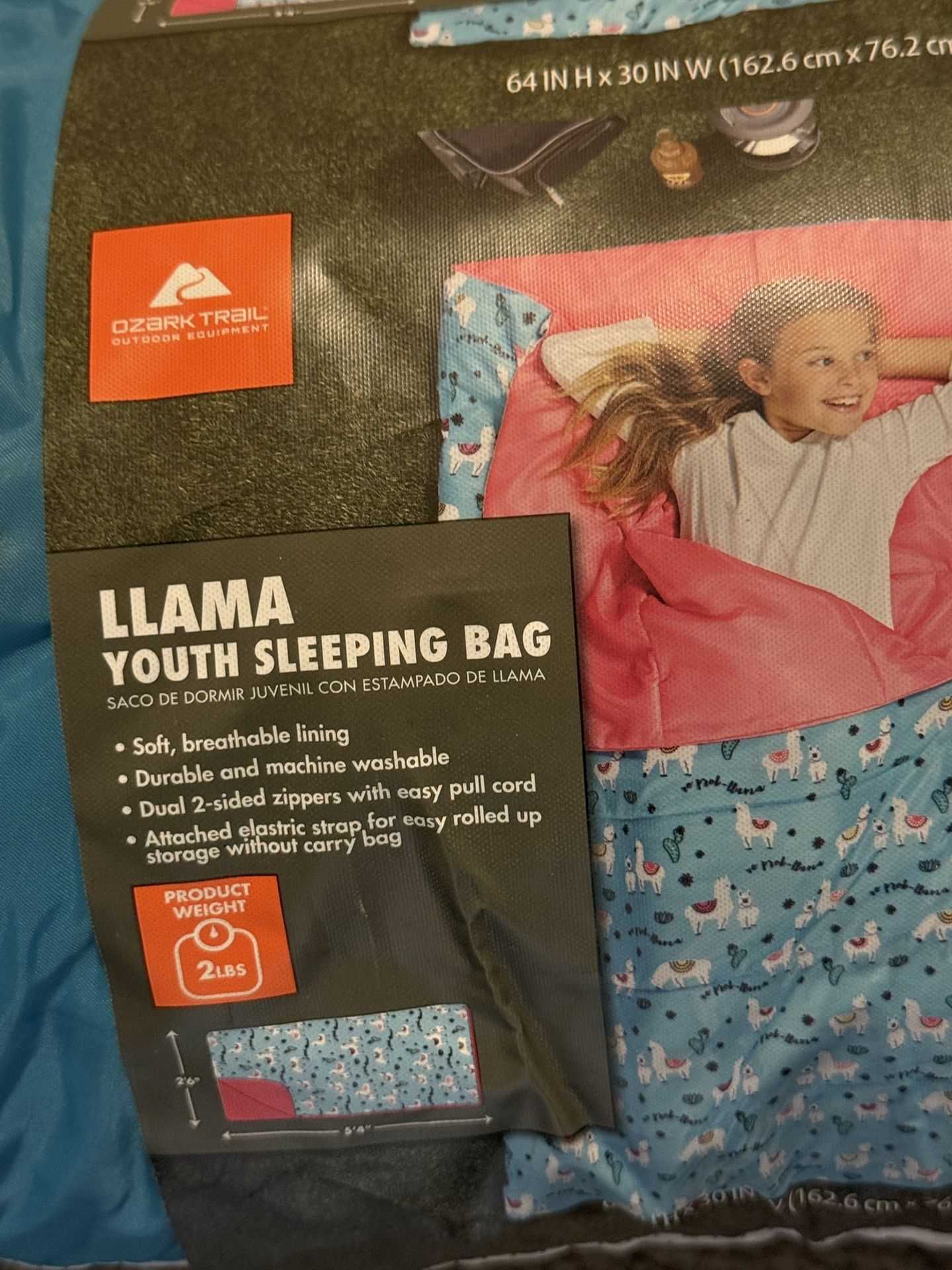 Llama Youth Sleeping Bag