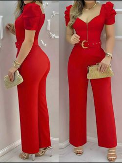 Large, Brand new beautiful red jumpsuit ❤️