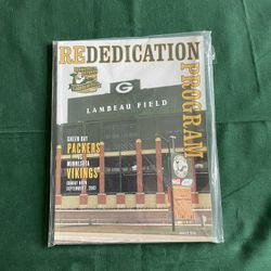 Green Bay Packers Game Day Program September 7, 2003 Vs Vikings Protected