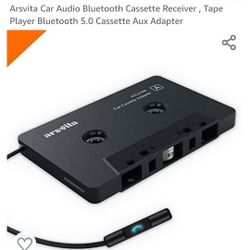 Arsvita Car Audio Bluetooth Cassette Receiver 