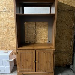 TV Stand Unit - Entertainment Center (Very Good Condition) - FREE LOCAL DELIVERY