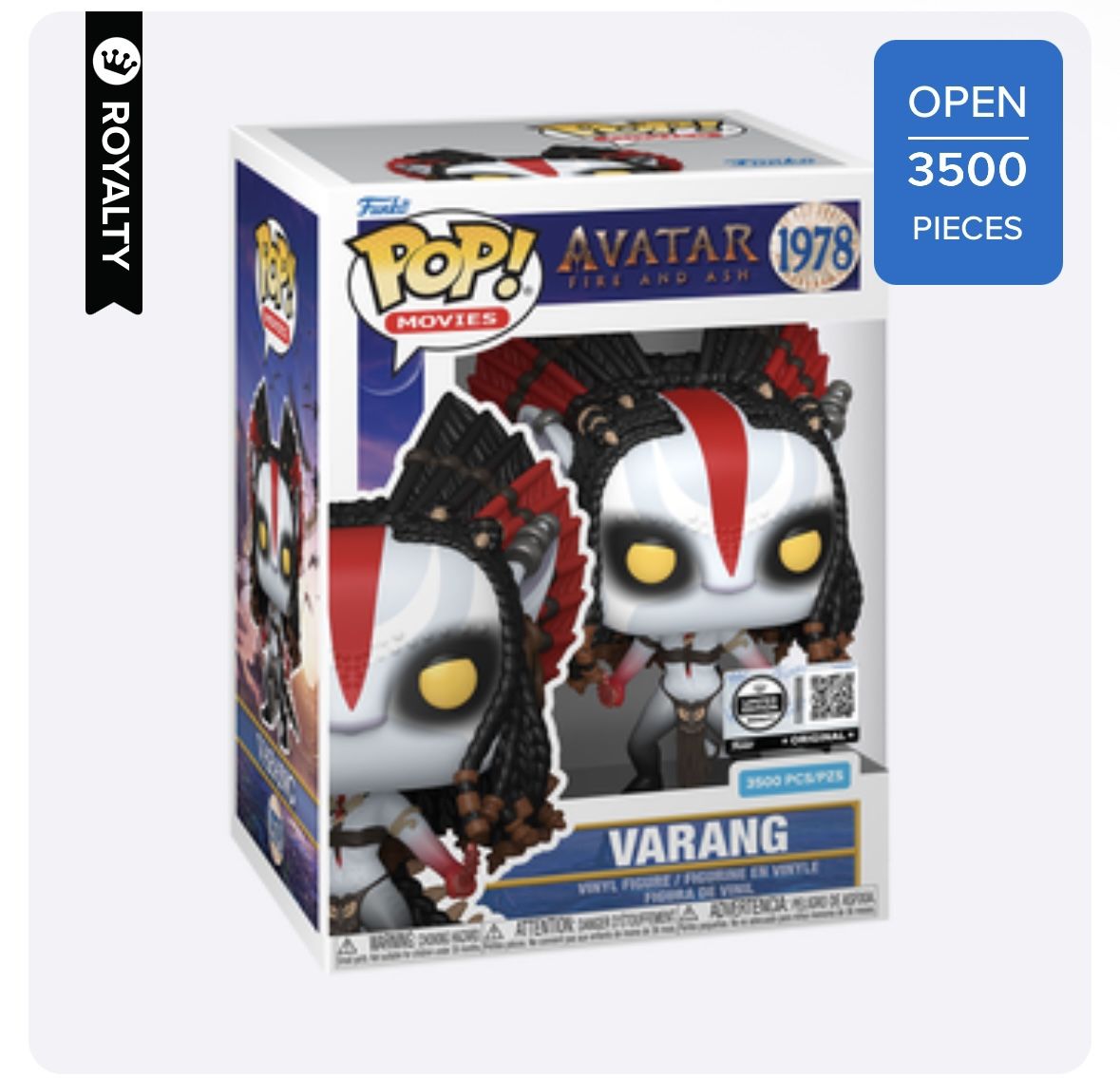 Funko POP Royalty Avatar Varang #1978 LE 3500