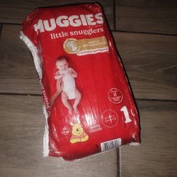 Huggies Pampers.  Size 1