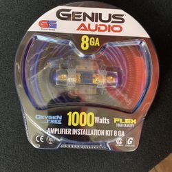 New Genius Audio 8 Gauge Car Amplifier Wiring Kit $30 Each