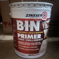 Primer BIN Shellac White Based Interior Primer and Sealer 5 Gal