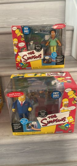 The Simpsons Playmates Interactive Environment Sets x2
