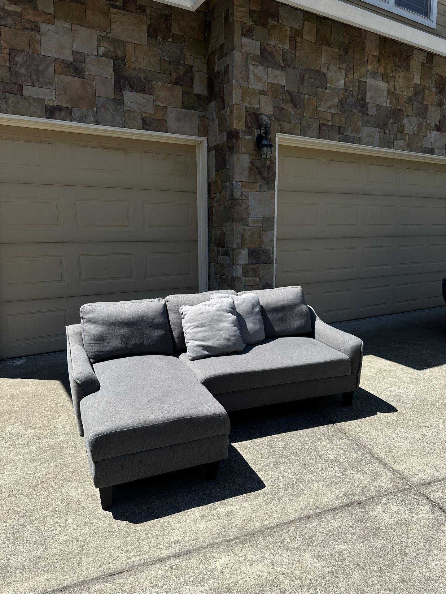 Stylish Gray Upholstered Sofas