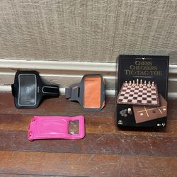 Chess & Armband Phone Holder ($10 All)