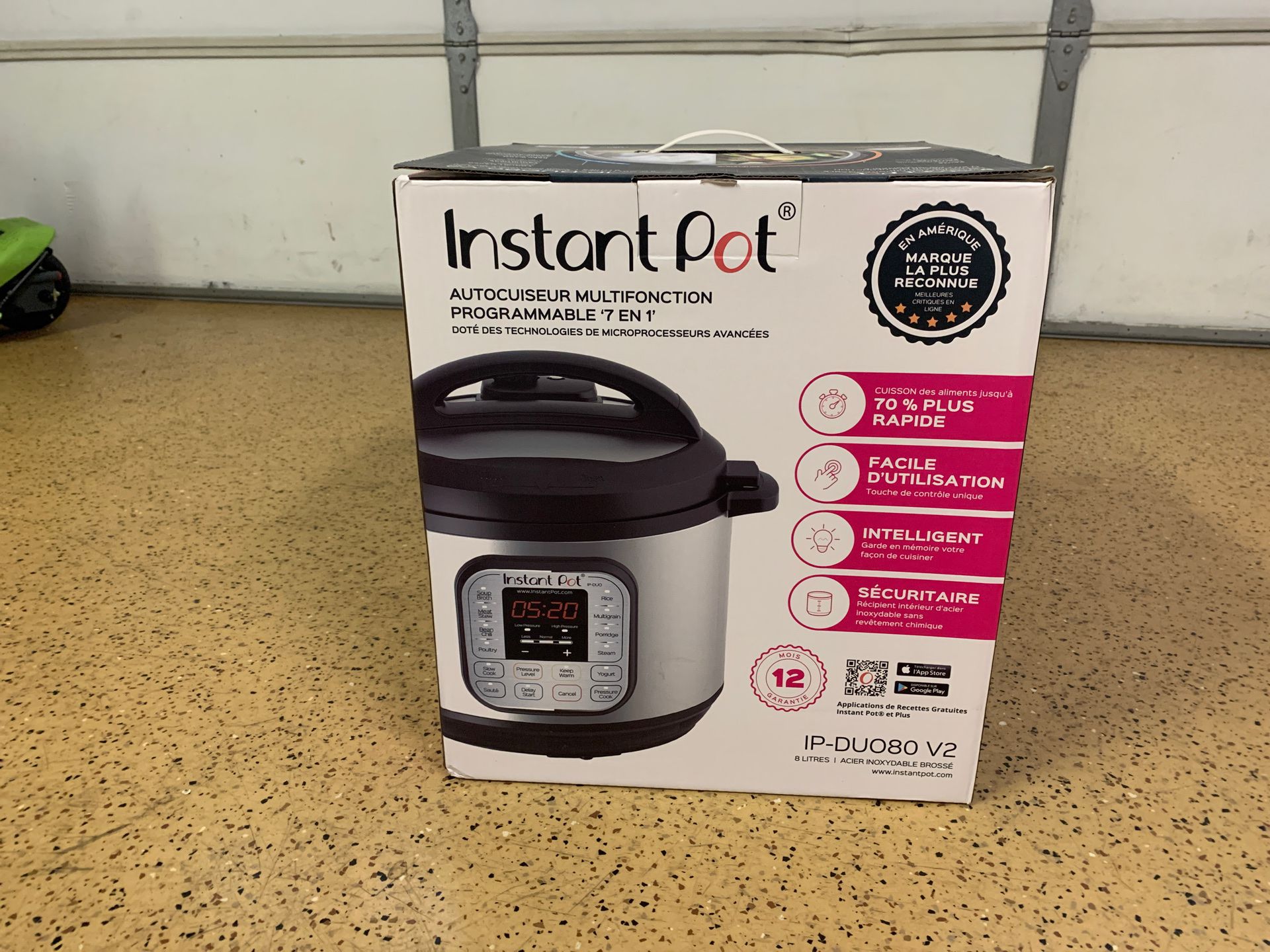 New instant pot IP-DU080 V2