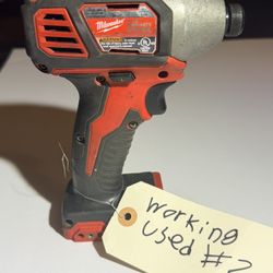 Milwaukee M18 2656-20 18V Impact Driver 1/4” Tool Only Tested Working