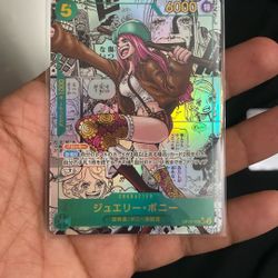 ONE PIECE Card Bonney Manga Alt Art Comic Parallel Legacy Of The Master OP12-118