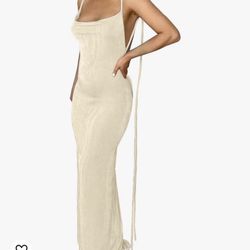 Beige Dress 