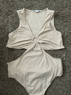 Beige Bodysuit 