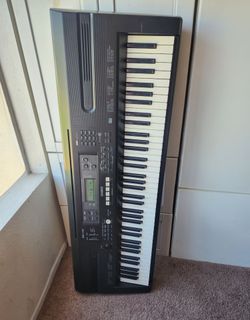 Casio piano, keyboard, touch sensitive keys, midi, power cable, batteries
