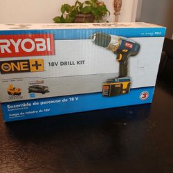 Ryobi 18v Drill Kit  One + Sytem