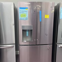 Refrigerator Stainless Steel 3 Doors New Open Box And 1 Year Warranty 